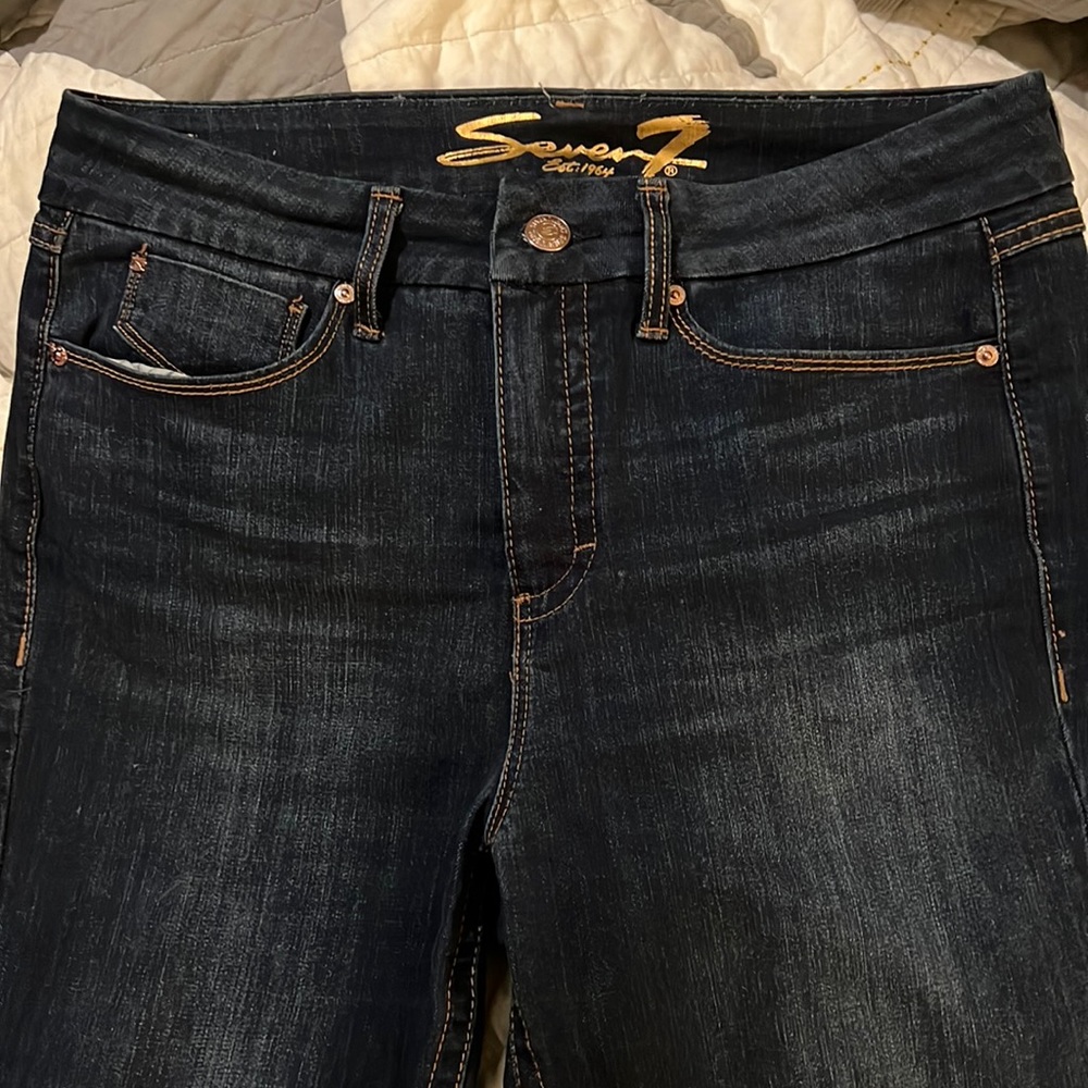 Like NEW Seven 7 Skinny Jean Tummy Less Size 12
